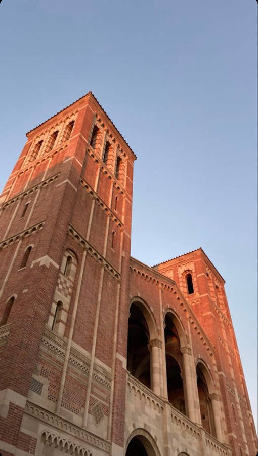 The Iconic Royce Hall At Ucla Wallpaper