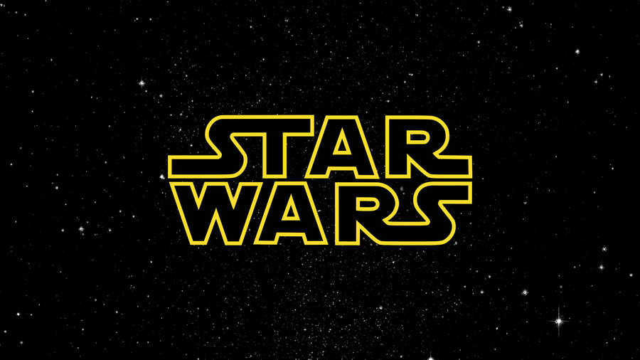 The Iconic Star Wars Logo Wallpaper