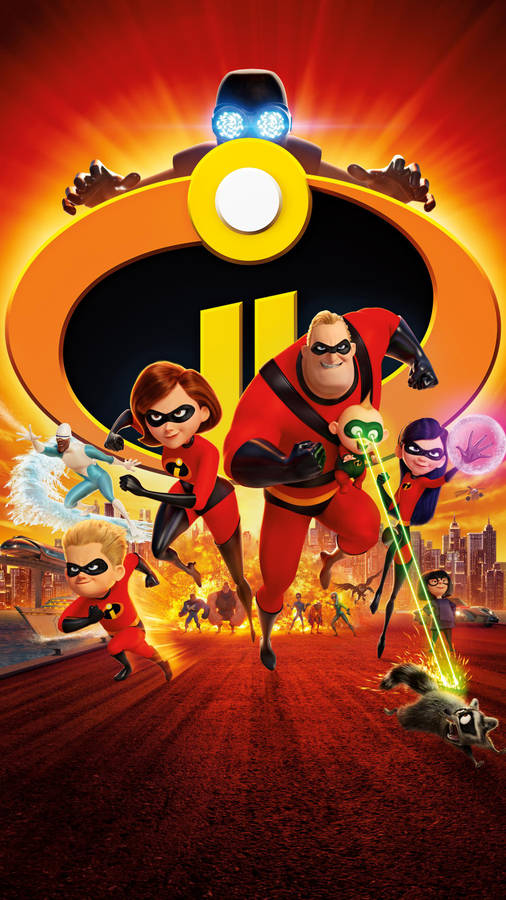 The Incredibles 2 Disney Movie Wallpaper