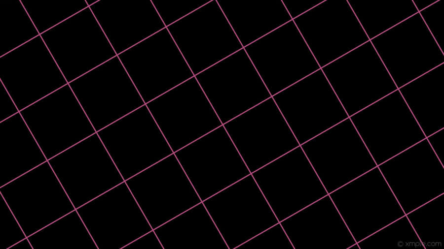 The Intricate, Symmetrical Pattern Of The Pink Grid Wallpaper
