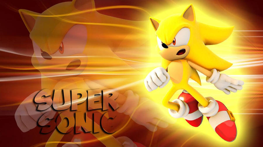 The Invincible Super Sonic Wallpaper