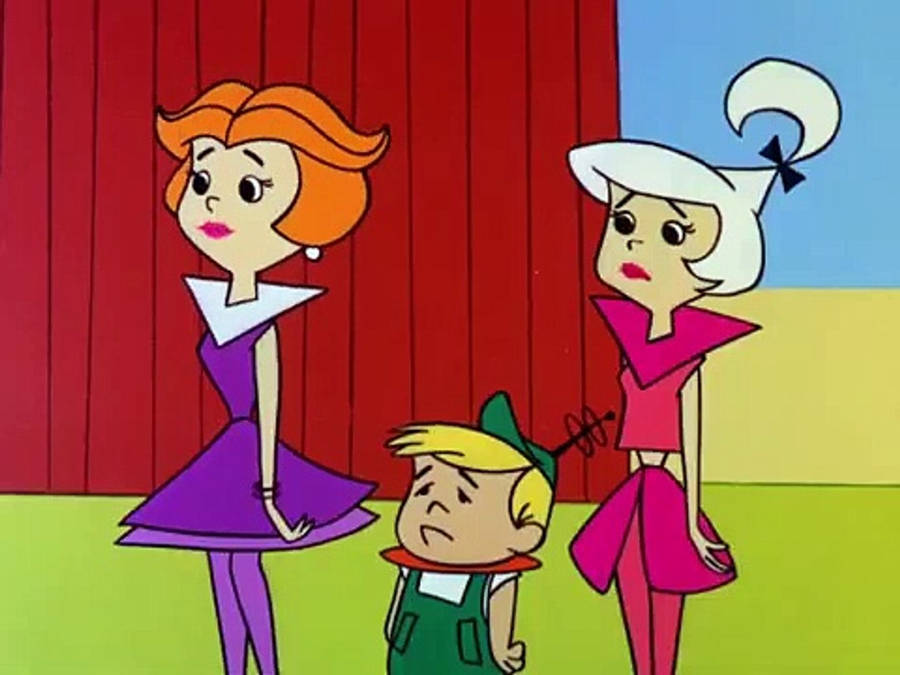 The Jetsons Jane, Elroy, And Judy Wallpaper