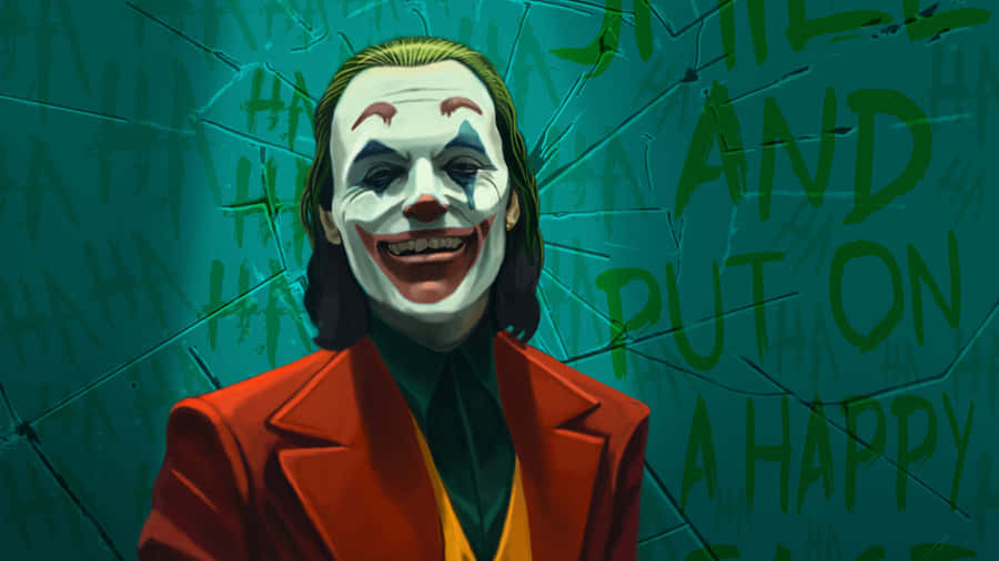 The Joker's Menacing Laughter Wallpaper