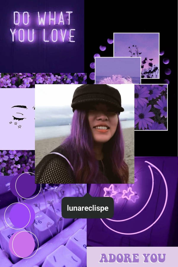 The Krew Purple Aesthetic Wallpaper