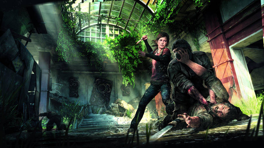 The Last Of Us Mobile Fighting Wallpaper