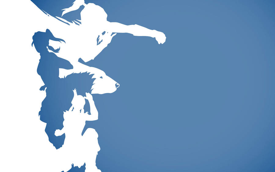 The Legend Of Korra Blue Minimalist Wallpaper