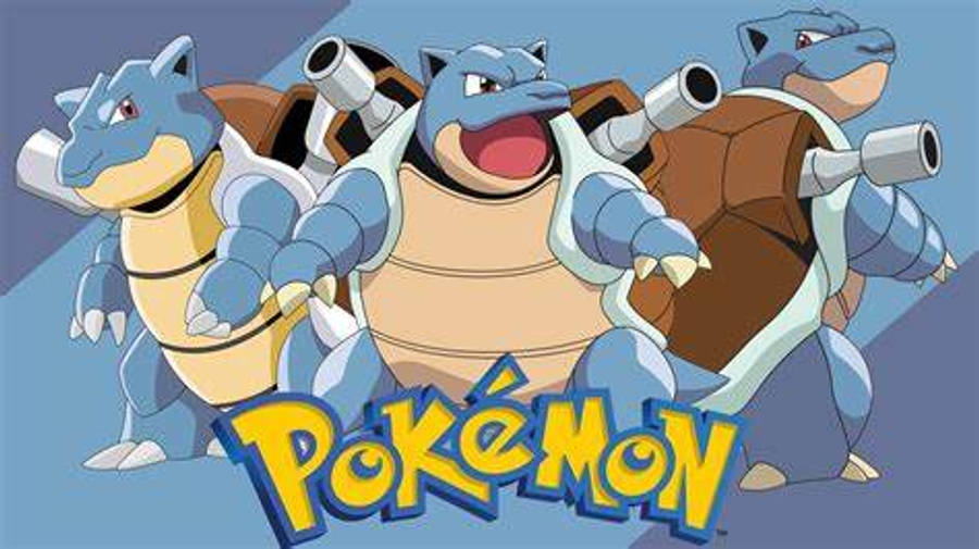 The Legendary Pokémon, Blastoise Mustering Its Team! Wallpaper