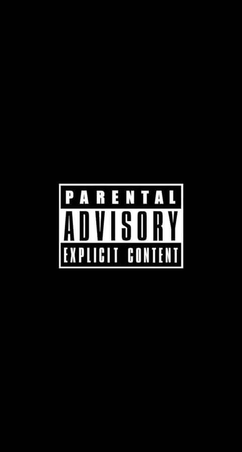 The Logo For Parental Advisory Explicit Content Wallpaper