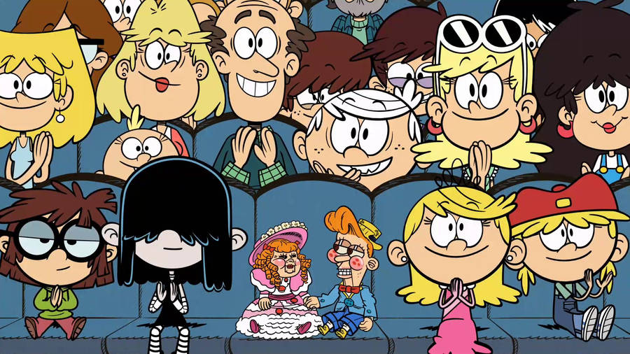 The Loud House Family At Cinema Wallpaper