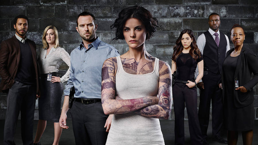 The Main Cast Of The Hit Series Blindspot Seen In A Dramatic Pose. Wallpaper