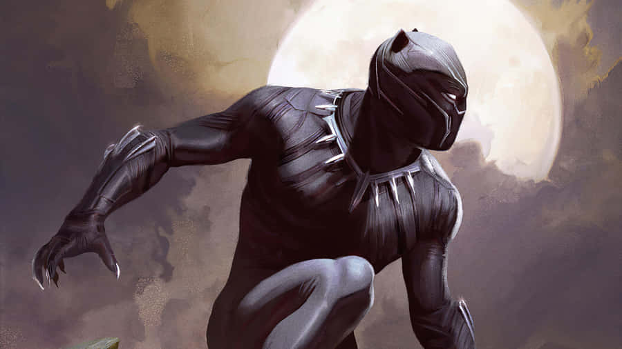 The Majestic Beauty Of Black Panther Landscapes Wallpaper