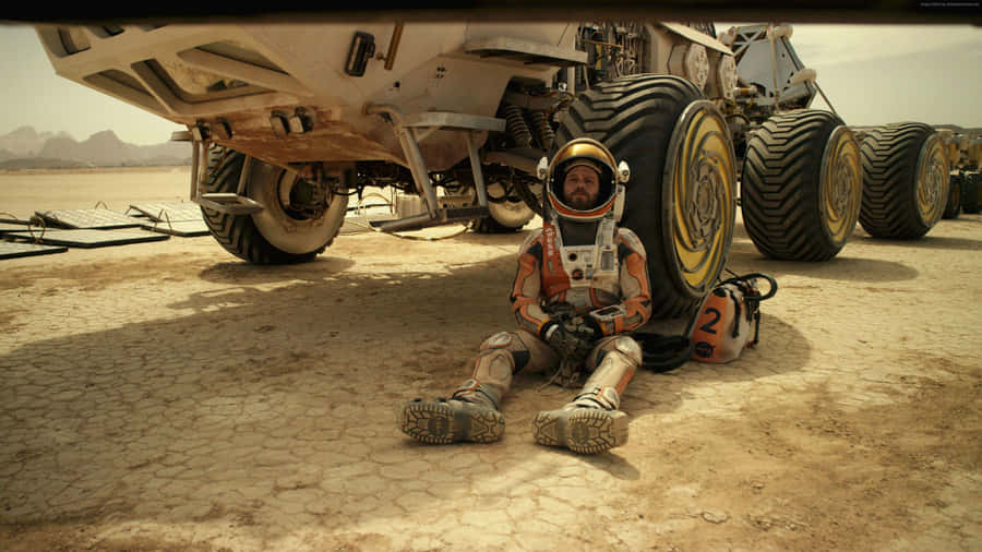 The Martian Movie Scene: Astronaut Mark Watney On Mars Wallpaper