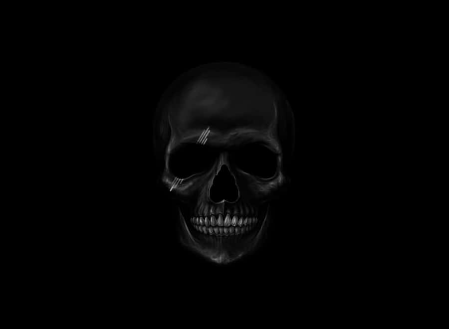 The Mesmerizing Beauty Of A Galaxy Skull. Wallpaper
