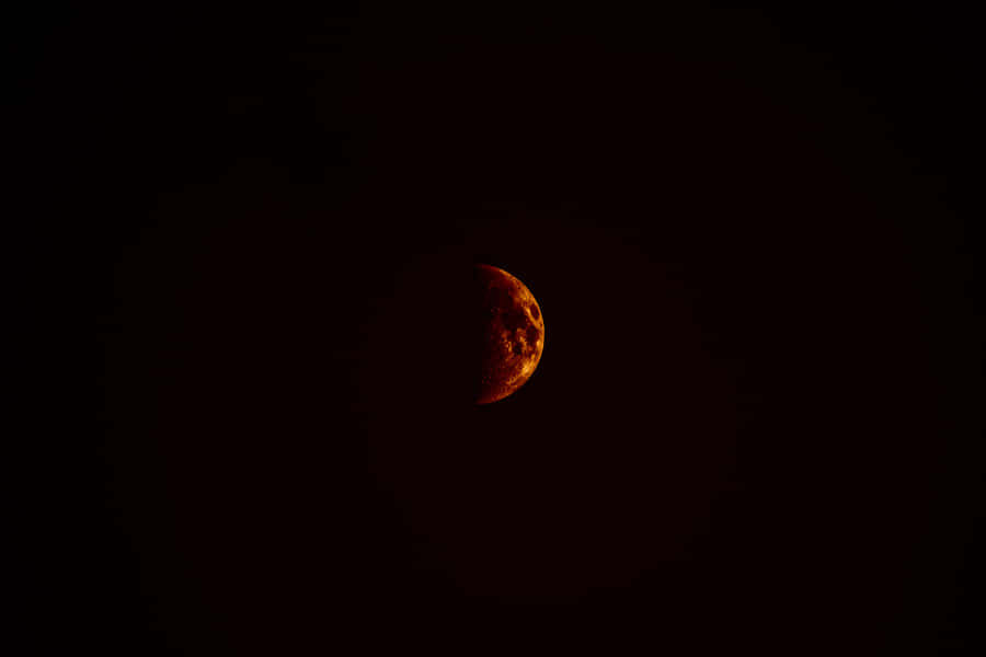 The Moon Is Red Wallpaper