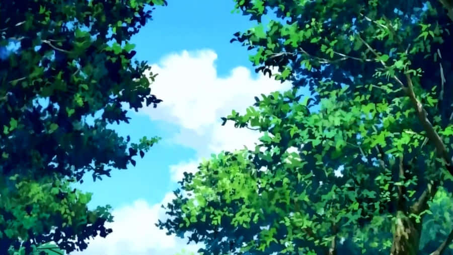“the Mystical Forest Of Anime” Wallpaper