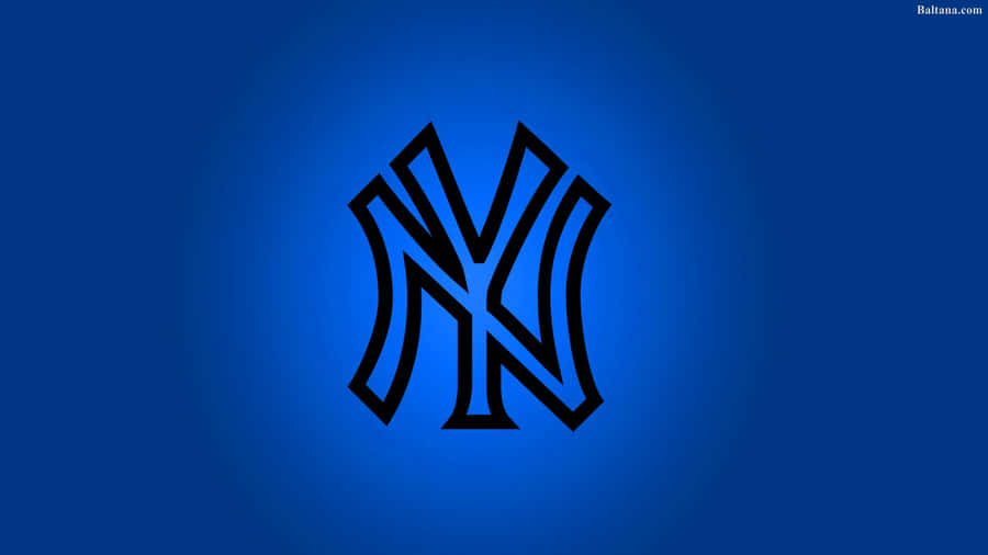 The New York Yankees Take The Field For A Home Game Wallpaper