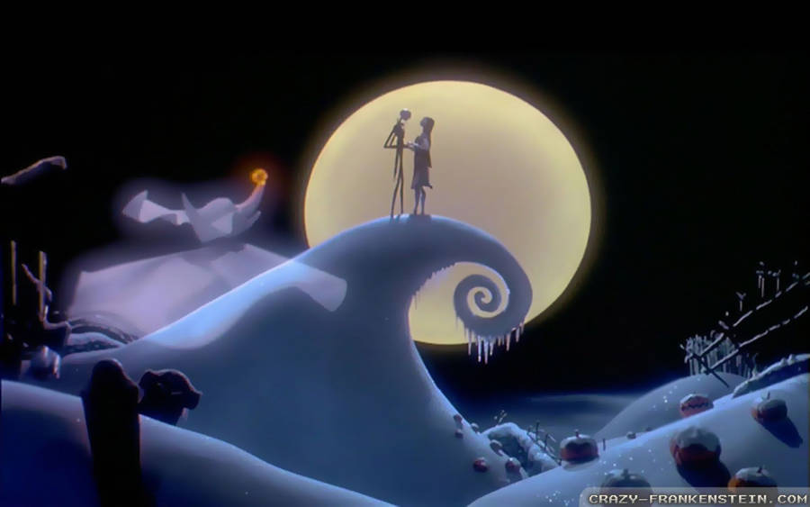 The Nightmare Before Christmas Sally And Jack Wallpaper