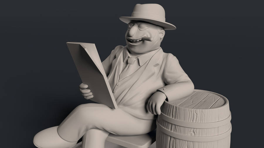 The Notorious Al Capone 3d Model Wallpaper