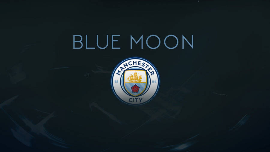The Official Logo Of Manchester City Football Club Wallpaper