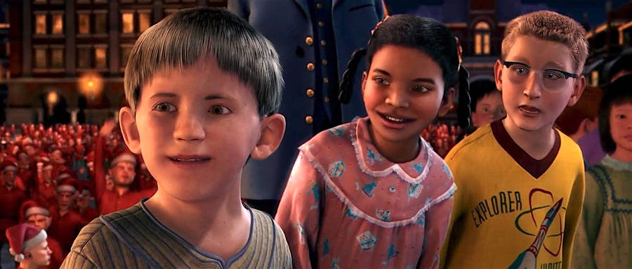 The Polar Express Main Characters Wallpaper