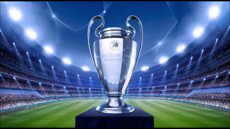 The Prestigious Uefa Champions League Trophy Wallpaper