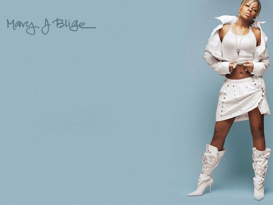 The Queen Of Hip-hop Soul Mary J. Blige Wallpaper