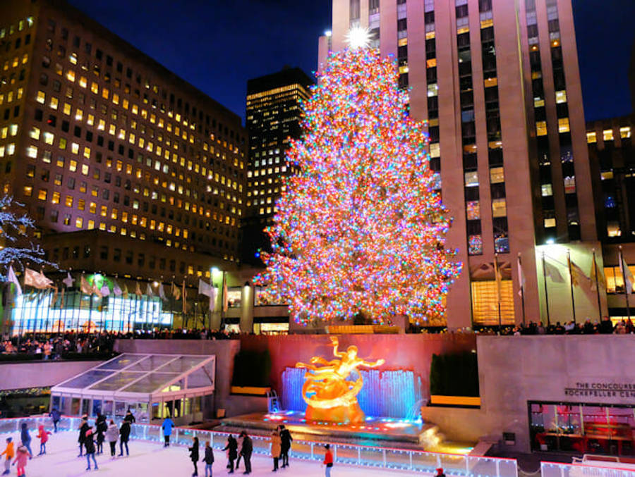 The Rink At Rockefeller Center Wallpaper