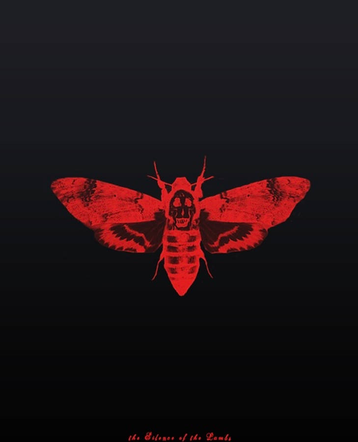 The Silence Of The Lambs Red Moth Wallpaper