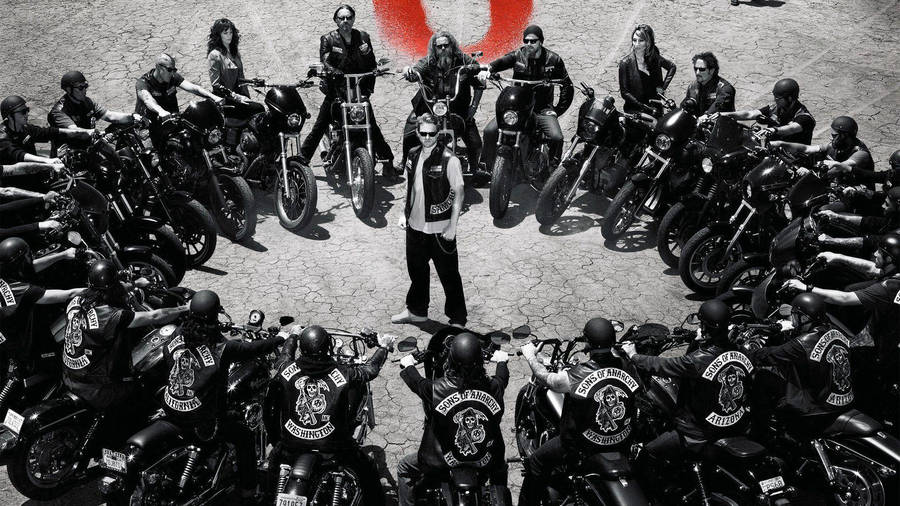 The Sons Of Anarchy Ride Together Wallpaper