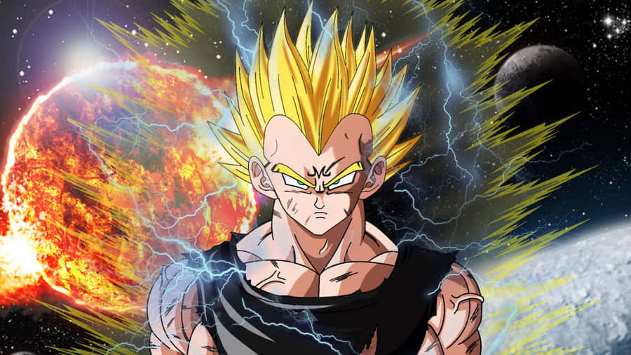 The Stylish Cool Vegeta Wallpaper