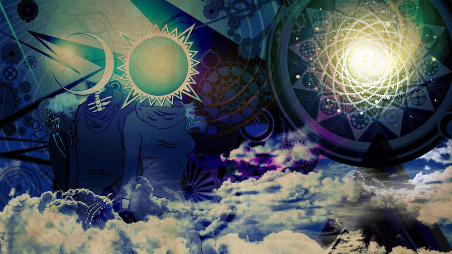 The Sun And Moon Embody Illness Wallpaper