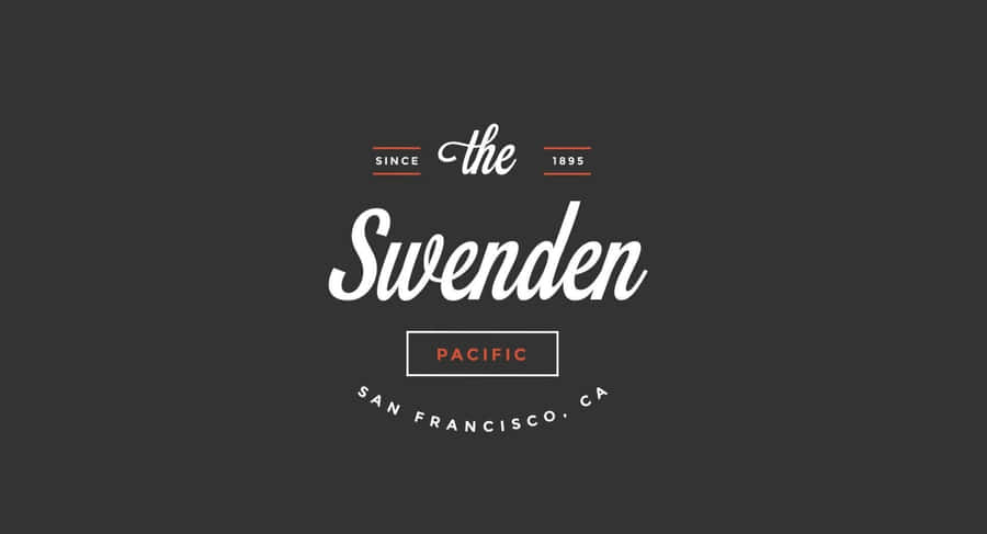 The Sweden Pacific Logo On A Black Background Wallpaper