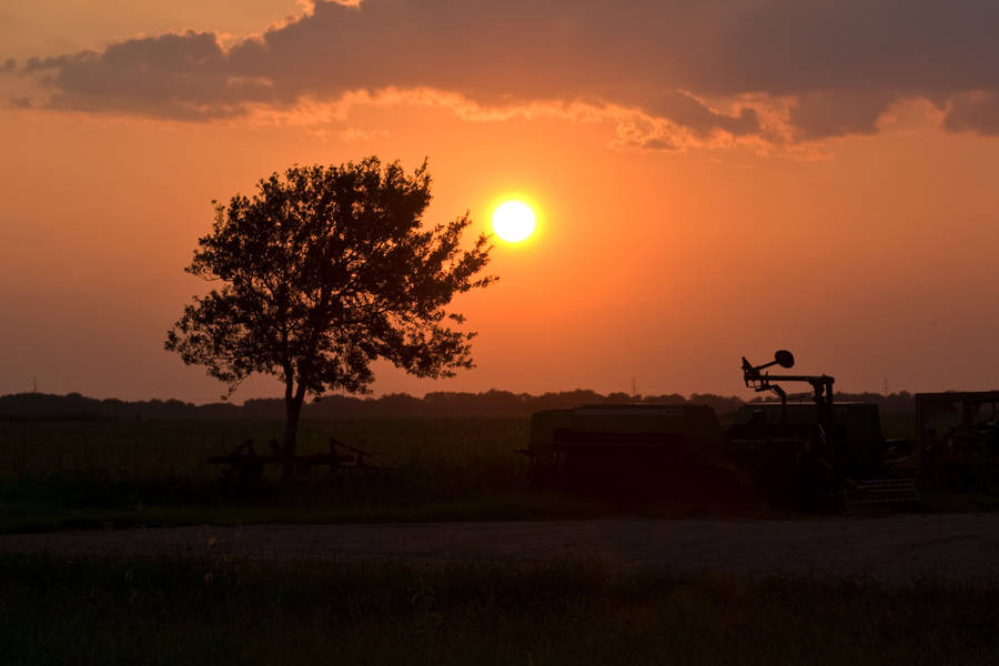 The Texas Country Farm Wallpaper