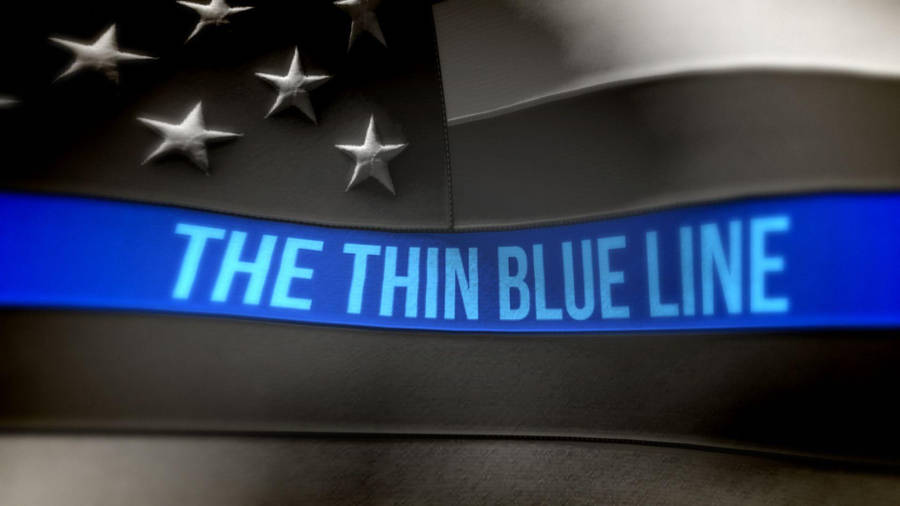 The Thin Blue Line America Wallpaper