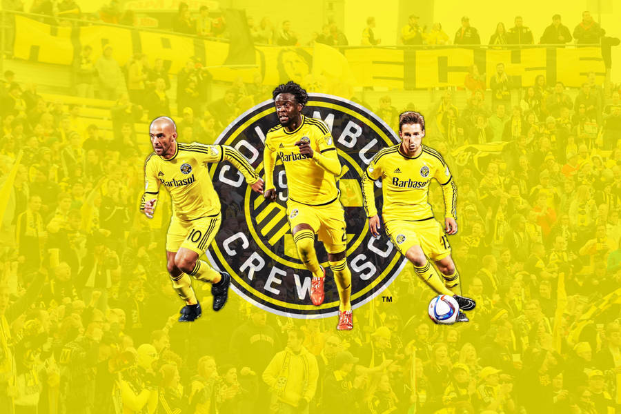 The Three Members Of Columbus Crew Wallpaper