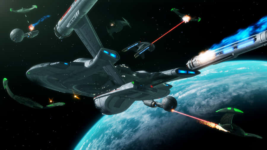 The U.s.s. Enterprise From Star Trek: Enterprise Wallpaper