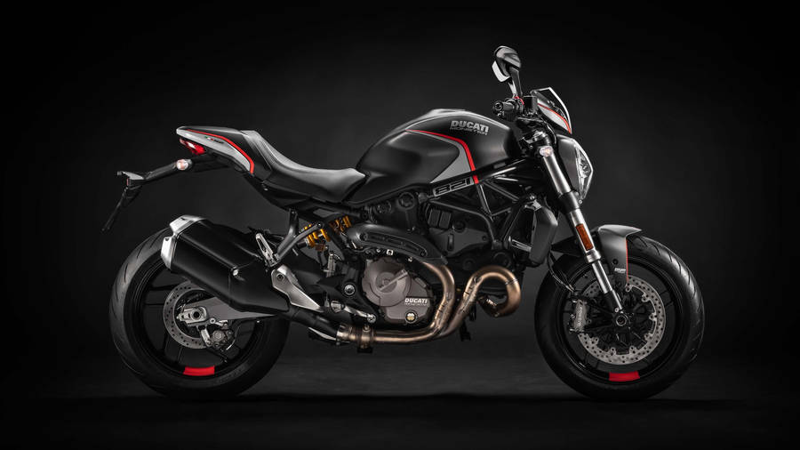 “the Ultimate In Motorcycle Style: Ducati Monster 821 Stealth” Wallpaper