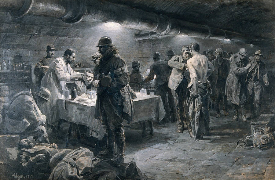 The Vintage Underground War Hospital Wallpaper