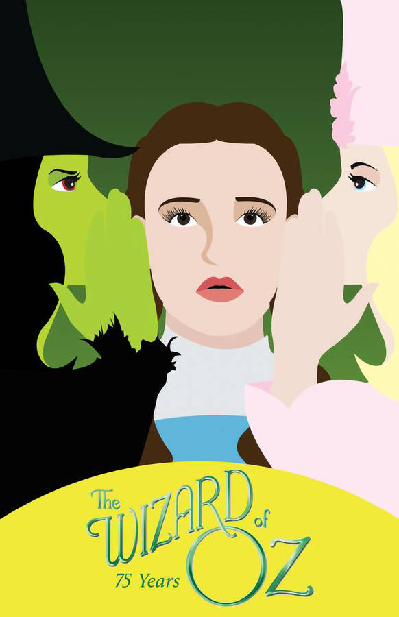 The Wizard Of Oz Between Witches Wallpaper