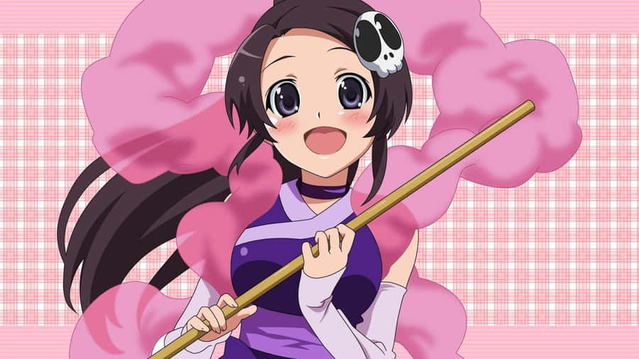 The World God Only Knows Skull Hairclip Wallpaper