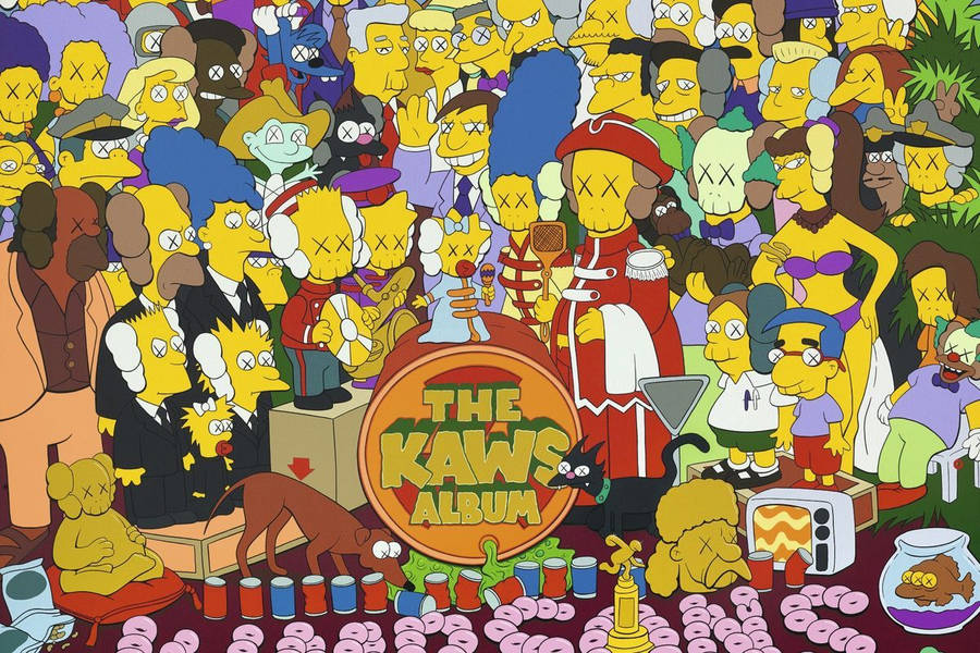 The Yellow Album Kaws Pc Wallpaper