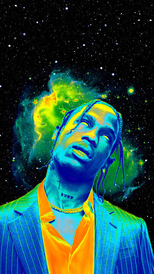 Thermal Travis Scott Astroworld Phone Background Wallpaper