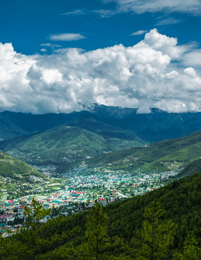 Thimphu City Bhutan Wallpaper