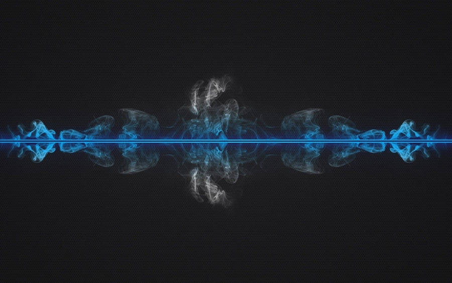 Thin Blue Line Symmetry Wallpaper