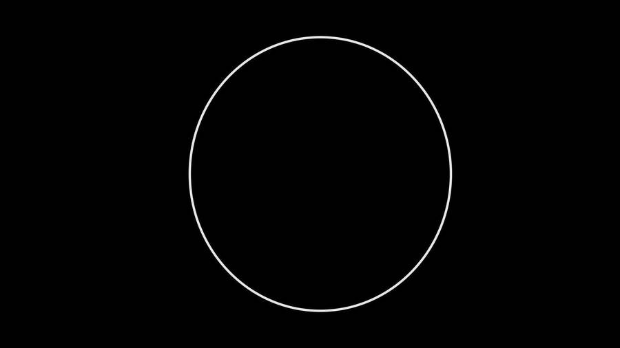 Thin Circle Outline Wallpaper