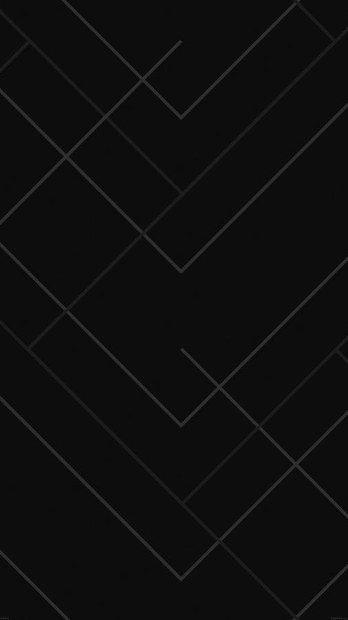 Thin Geometric Lines On Blank Black Wallpaper