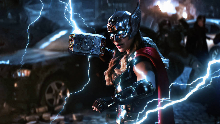 Thor Love And Thunder Mighty Thor Wallpaper