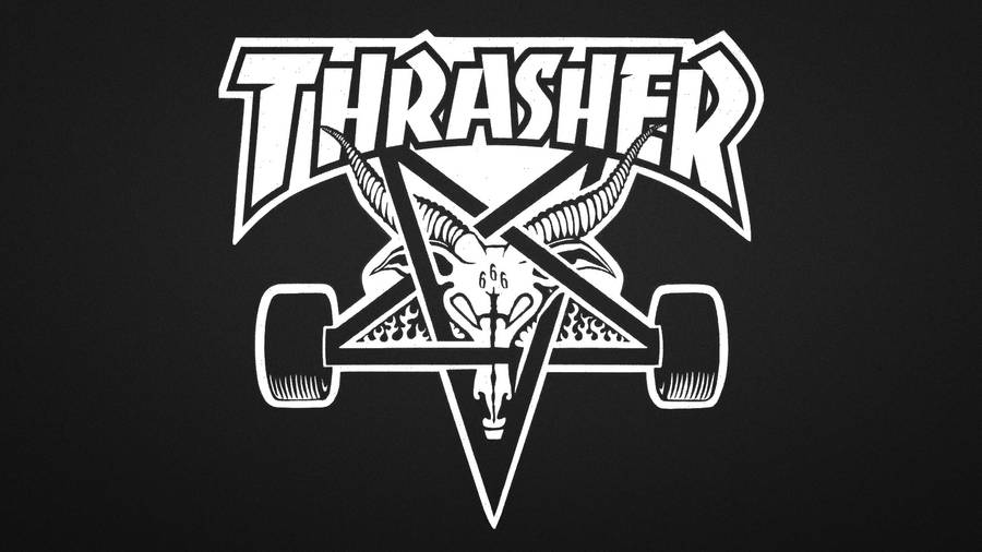 Thrasher Goat Pentagram Wallpaper