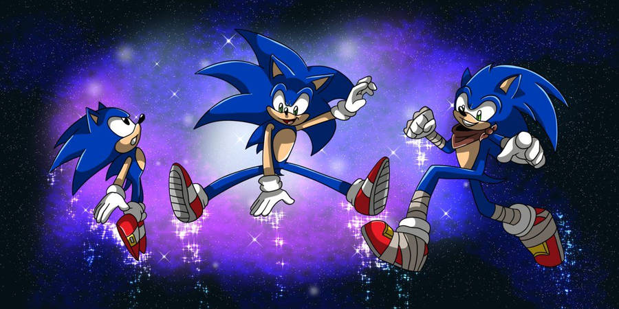 Three Acts Sonic Wallpaper