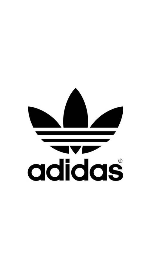 Three-leaf Logo Of Adidas Iphone Wallpaper